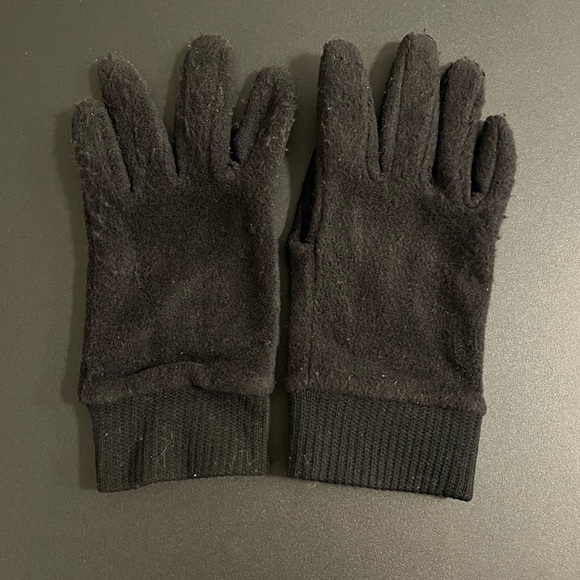 Grey & Black Winter Mittens With Glove Inserts - Youth Size Large - Picture 7 of 7